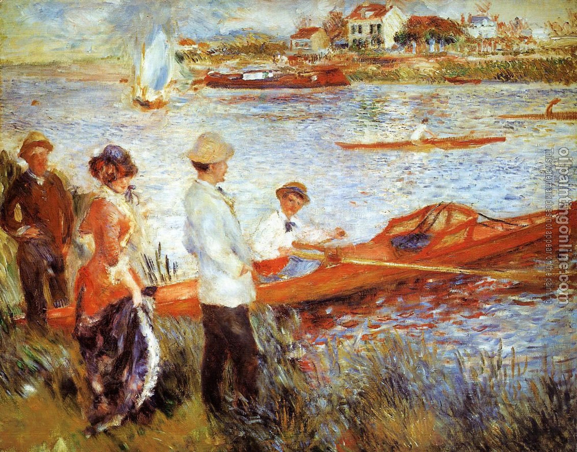 Renoir, Pierre Auguste - Oarsmen at Chatou